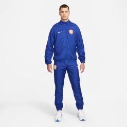 Nike Holland Tracksuit Dri-FIT Strike Woven 2022/23 - Deep Royal Blue/White