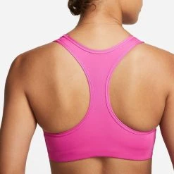 Nike Sports Bra Swoosh Non-pad - Fuchsia/White Woman -football 06af7cd74f00