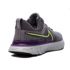 Nike Running Shoe React Infinity Flyknit 2 - Particle Grey/Volt -football 07db226cf6bb