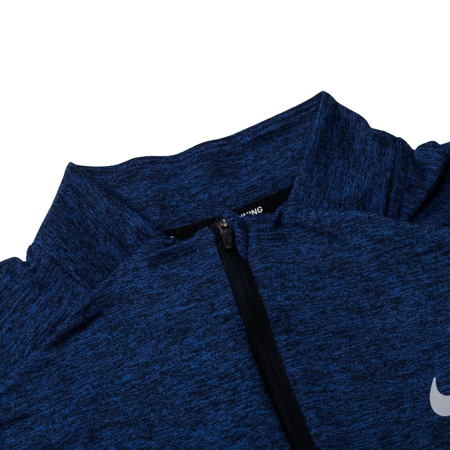 Nike Running Shirt 1/2 Zip Dri-FIT Element - Obsidian/Reflect Silver 4 Nike Running Shirt 1/2 Zip Dri-FIT Element - Obsidian/Reflect Silver - Image 4