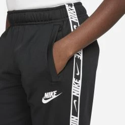 Nike Pants NSW Repeat - Black/White Kids -football 09c910fe7545