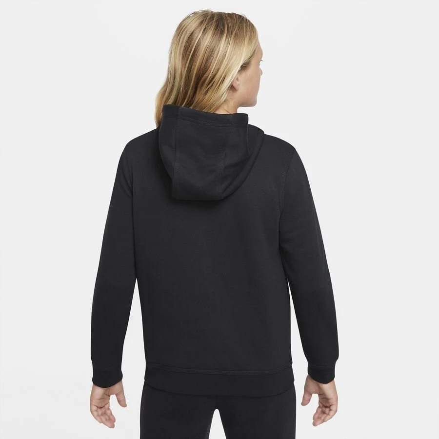 Nike Hoodie NSW Club FT FZ - Black/White Kids 2 Nike Hoodie NSW Club FT FZ - Black/White Kids - Image 2