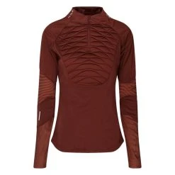 Nike Training Shirt Therma-FIT Strike Drill Winter Warrior - Bronze Eclipse/Total Orange Woman