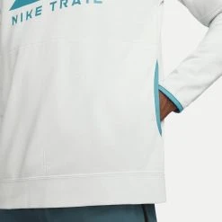 Nike Hoodie Dri-FIT Trail - White/Blue -football 0c02e3e48101