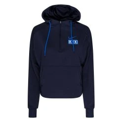 Nike France Hoodie Dri-FIT Travel FFF - Blackened Blue/Hyper Cobalt Woman