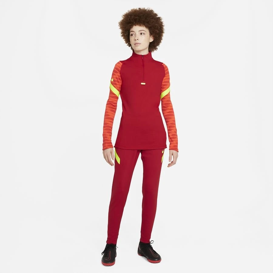 Nike Training Shirt Dri-FIT Strike 21 Drill - Gym Red/Bright Crimson/Volt Woman 6 Nike Training Shirt Dri-FIT Strike 21 Drill - Gym Red/Bright Crimson/Volt Woman - Image 6