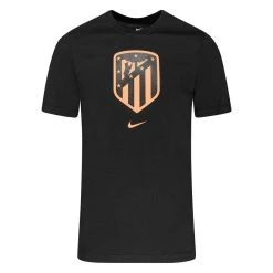Nike Atletico Madrid T-Shirt Crest - Black