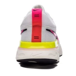 Nike Running Shoe React Infinity Flyknit 2 - White/Pink/Yellow -football 1162f9bc9629