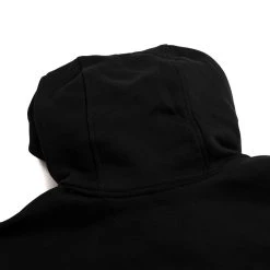 Nike Hoodie NSW Air Brushed Pullover - Black/White -football 11de67723880