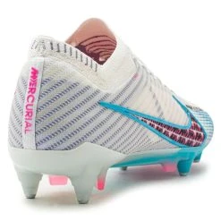 Nike Air Zoom Mercurial Vapor 15 Elite SG-PRO Anti-Clog Blast - White/Baltic Blue/Pink Blast/Indigo Haze -football 12ec97e3cbd9