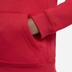 Nike Hoodie NSW Club - University Red/White Kids 10 Nike Hoodie NSW Club - University Red/White Kids -football 140c18940e52