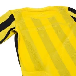 Nike Playershirt Dri-FIT Striped Division IV - Tour Yellow/Black/White Long Sleeves Kids -football 14506518c4b0