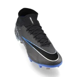 Nike Air Zoom Mercurial Superfly Elite 9 SG-PRO Anti-Clog Shadow - Black/Chrome/Hyper Royal -football 1453072f0c17