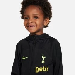 Nike Tottenham Tracksuit Dri-FIT Strike - Black/Volt Kids -football 16e762c47bf0