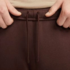 Nike Pants NSW Club Fleece - Brown/White -football 179cb47cc553