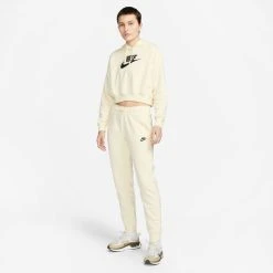 Nike Sweatpants NSW Club Fleece - Coconut Milk/Black Woman -football 17cba21cfd31