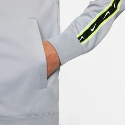 Nike Track Top NSW Repeat - Wolf Grey/Volt/Black 9 Nike Track Top NSW Repeat - Wolf Grey/Volt/Black -football 181dd1d905be