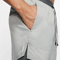 Nike Running Shorts Flex Stride 2IN1 - Iron Grey/Reflect Silver -football 19568a2ef810