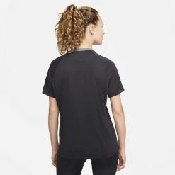 Nike Paris Saint Germain Training T-Shirt Dri-FIT Lifestyle - Black/Dark Grey/Siren Red Woman -football 19cc546ab46f