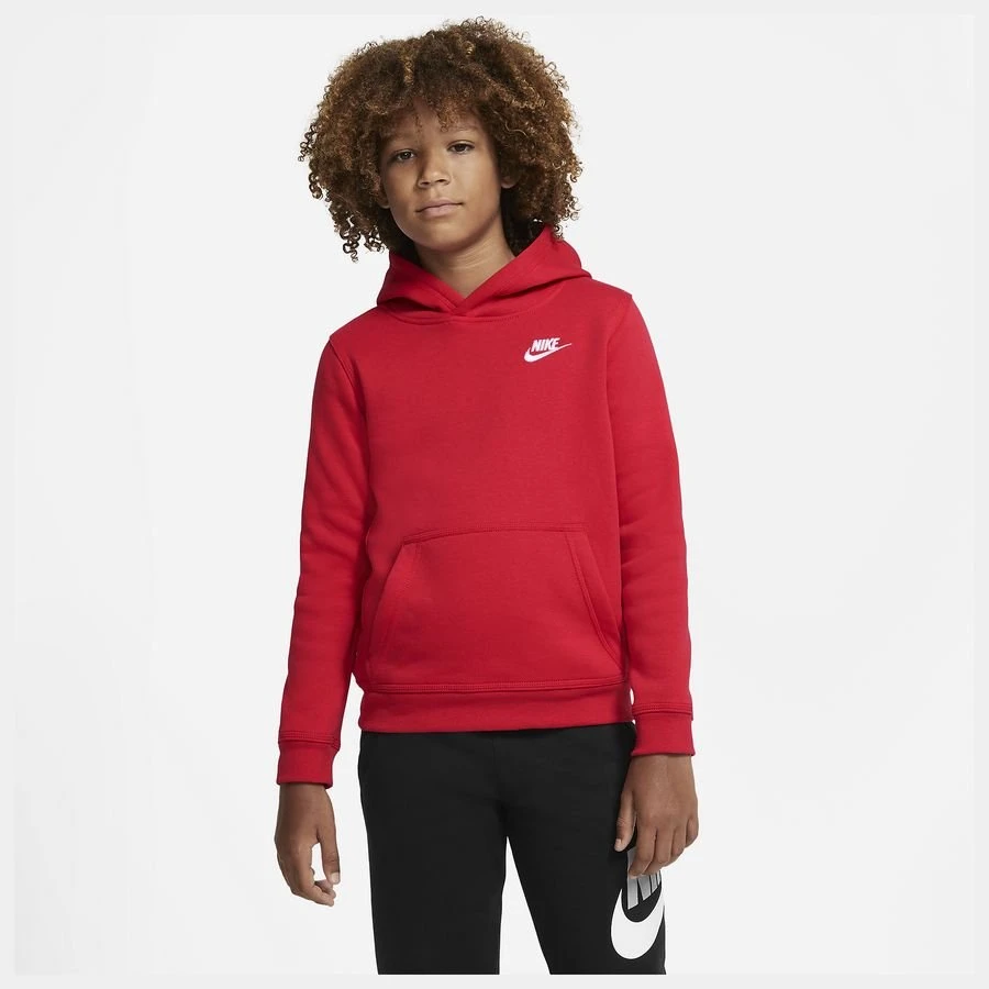 Nike Hoodie NSW Club - University Red/White Kids 1 Nike Hoodie NSW Club - University Red/White Kids