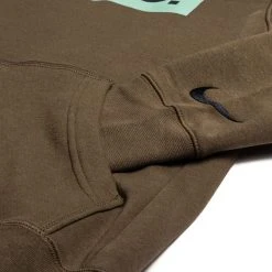 Nike F.C. Hoodie Essentials - Medium Olive/Green Glow/Thunder Blue -football 1a5cd776e246