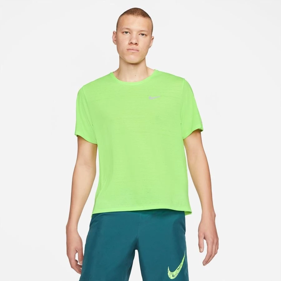 Nike Running T-Shirt Dri-FIT Miler - Ghost Green/Reflect Silver 3 Nike Running T-Shirt Dri-FIT Miler - Ghost Green/Reflect Silver - Image 3