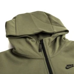 Nike Hoodie NSW Tech Fleece - Medium Olive/Black -football 1ec8a04ccf8c