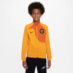 Nike Holland Training Jacket Academy Pro Anthem 2022/23 - Orange Peel/Black Kids