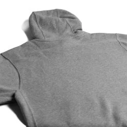 Nike Hoodie NSW Club - Dark Grey Heather/White -football 1fde75577343