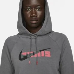 Nike Paris Saint Germain Hoodie NSW Essential - Dark Grey/Black Woman 7 Nike Paris Saint Germain Hoodie NSW Essential - Dark Grey/Black Woman -football 20b6fcd84e0d