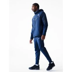 Nike Paris Saint Germain Hoodie NSW Tech Fleece - Midnight Navy/White -football 217d88928ae9