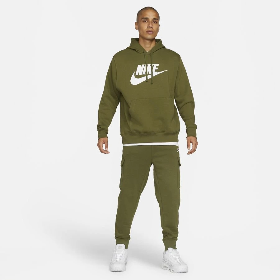 Nike Hoodie NSW Club - Rough Green/White 5 Nike Hoodie NSW Club - Rough Green/White - Image 5