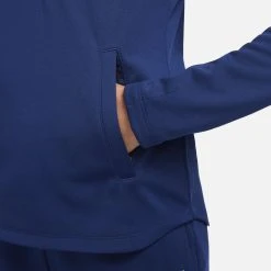 Nike Training Shirt Therma-FIT Academy Winter Warrior - Blue Void/Volt Woman -football 227f4ada9375