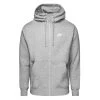 Nike Hoodie NSW Club - Dark Grey Heather/Matte Silver/White