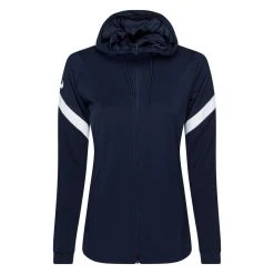 Nike Training Jacket Strike 21 Dri-FIT Hooded FZ - Obsidian/White Woman
