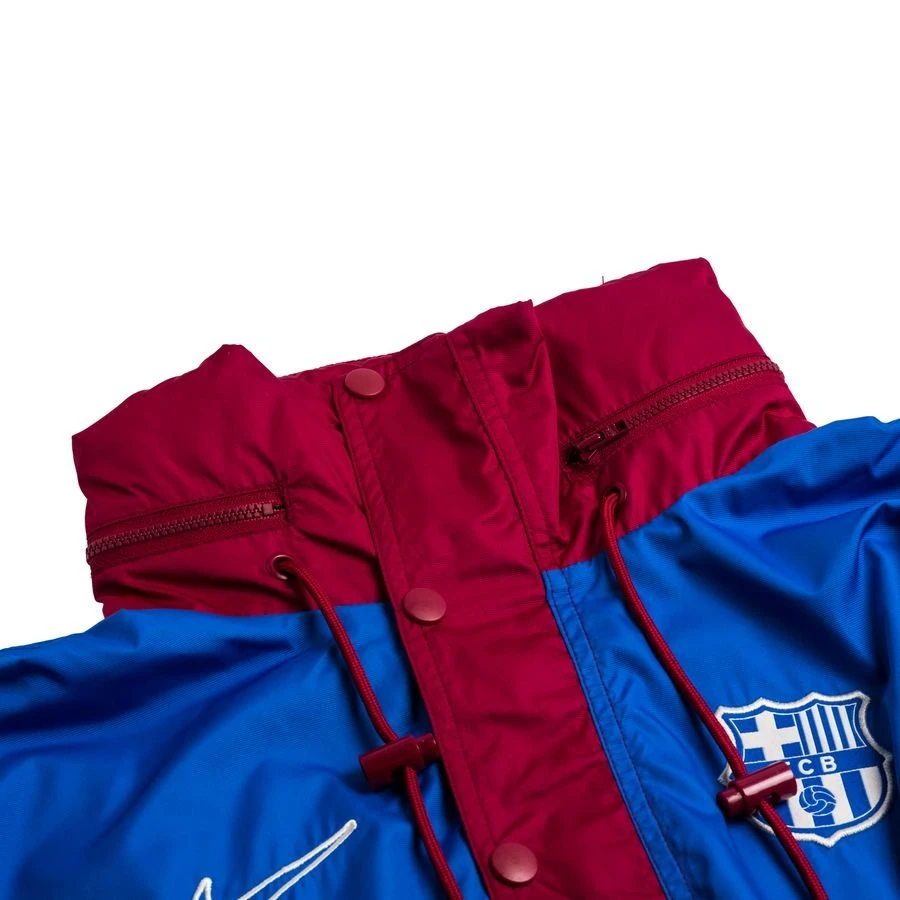 Nike Barcelona Jacket Anorak - Royal Blue/Noble Red/Pale Ivory 2 Nike Barcelona Jacket Anorak - Royal Blue/Noble Red/Pale Ivory - Image 2