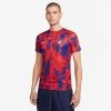 Nike Atletico Madrid Training T-Shirt Dri-FIT Pre Match - Sport Red/Blue Void/White