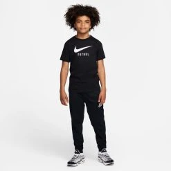 Nike T-Shirt NSW Swoosh Football - Black/White Kids -football 260eedd8ffe6