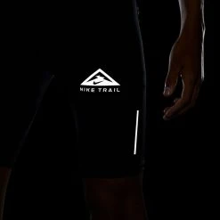 Nike Running Tights Dri-FIT Trail - Black/Smoke Grey/White -football 26aafe40c8f3