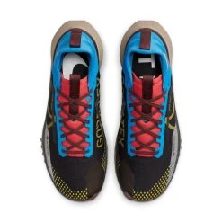Nike Running Shoe React Pegasus Trail 4 Gore-Tex - Black/Vivid Sulfur/Light Blue -football 28676ef35667