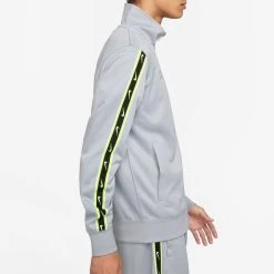 Nike Track Top NSW Repeat - Wolf Grey/Volt/Black 10 Nike Track Top NSW Repeat - Wolf Grey/Volt/Black -football 2a9ce3b463a7