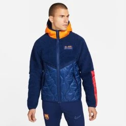 Nike Barcelona Jacket NSW - Blue Void/Vivid Orange