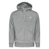 Nike Hoodie NSW Club FZ - Dark Grey Heather/Matte Silver/White