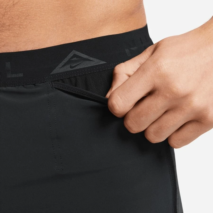 Nike Running Shorts Dri-FIT Second Sunrise 5'' Brief - Black/Smoke Grey/White 2 Nike Running Shorts Dri-FIT Second Sunrise 5'' Brief - Black/Smoke Grey/White - Image 2