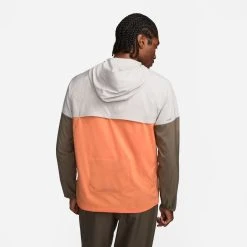 Nike Running Jacket Repel Windrunner - White/Orange/Brown/Reflect Silver -football 2fdb3fdd1b38