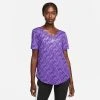Nike Air Running T-Shirt Dri-FIT - Court Purple Woman