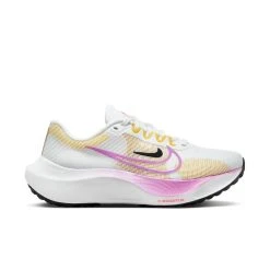 Nike Running Shoe Zoom Fly 5 - White/Fuchsia/Vivid Sulfur Woman