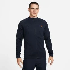 Nike Barcelona Training Jacket Academy Pro Anthem Senyera - Dark Obsidian