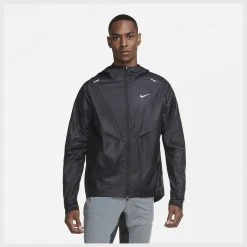 Nike Running Jacket Windrunner - Black/Reflect Silver