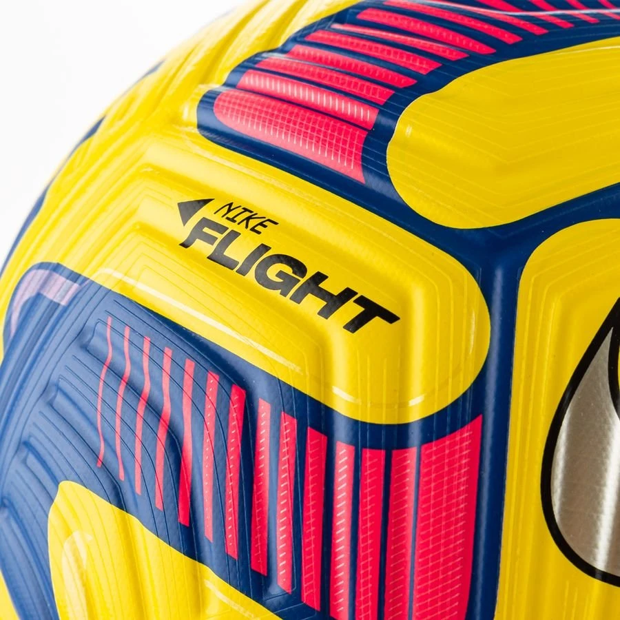 Nike Football Flight Hi-Vis - Yellow/Old Royal/Metallic Silver 2 Nike Football Flight Hi-Vis - Yellow/Old Royal/Metallic Silver - Image 2